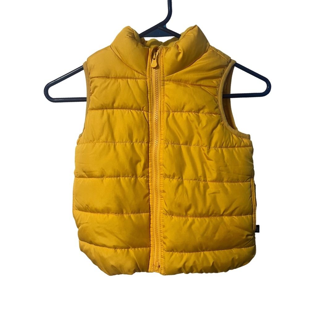 Baby‎ Gap Kids Yellow ColdControl Puffer Vest Water Resistant Size 3 Years